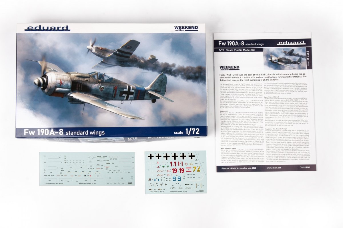 Eduard 7463 Fw 190A-8 ailes standard 1/72 – image 3