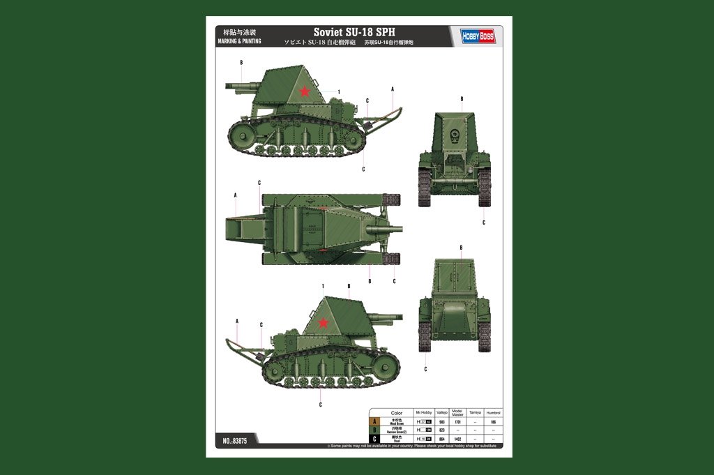 Hobby Boss 83875 SU-18 SPH soviétique au 1/35 – image 3