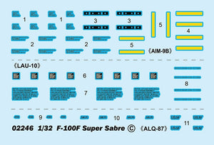 Trumpeter 02246 F-100F Super Saber 1/32 – image 19