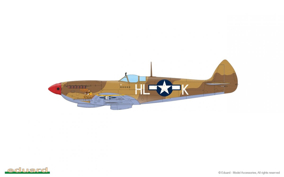 Eduard 84154 Spitfire Mk.VIII Weekend edition 1/48 – zdjęcie 4