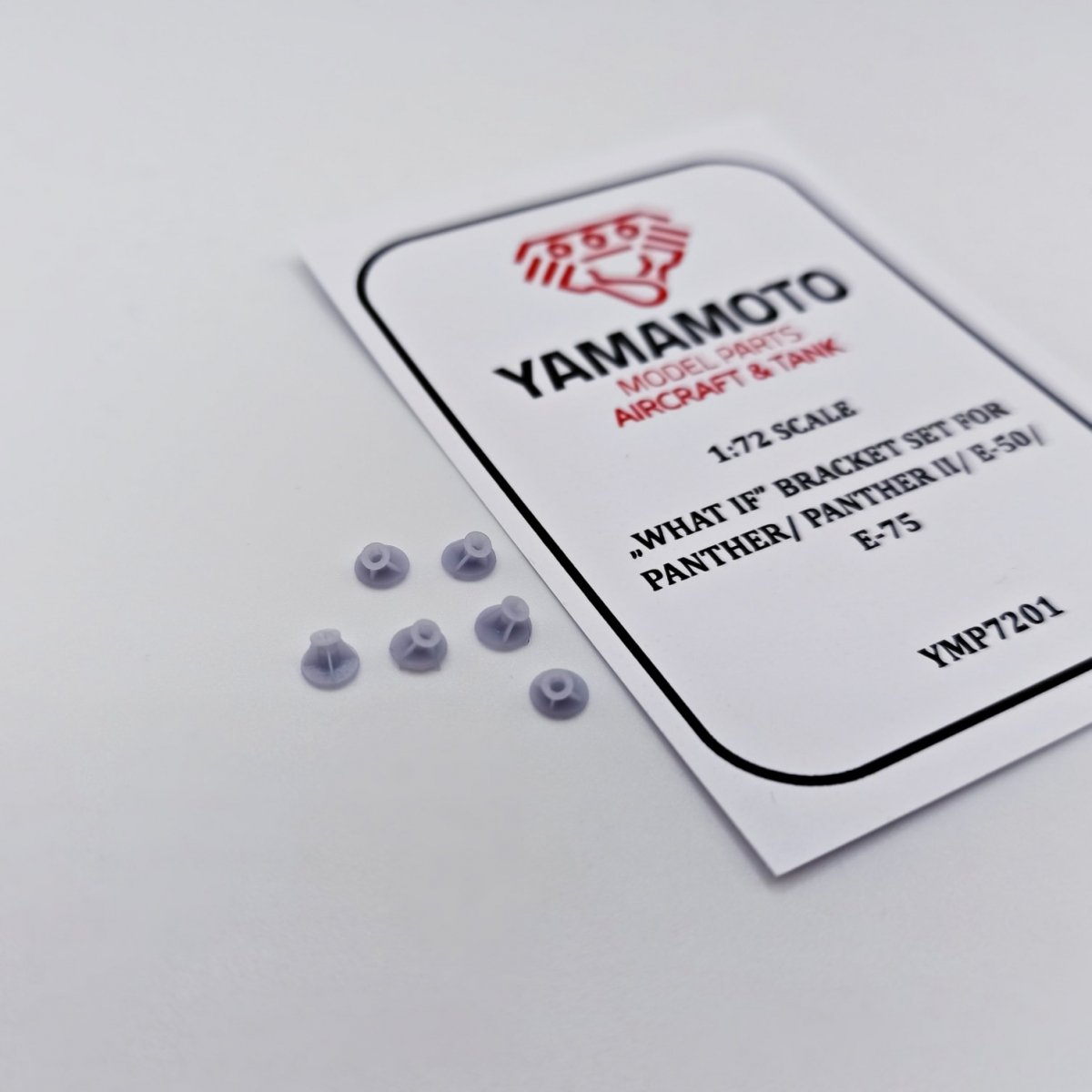 Yamamoto Model Parts YMP7201 Wsporniki &amp;quot;What if&amp;quot; Panther/PantherII/E-50/E-75 1/72 – immagine 3
