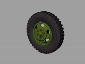 Roues de route pour camions Panzer Art RE35-529 M35 et M109 (Goodyear) 1/35