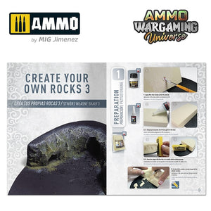 Ammo of Mig 6930 AMMO WARGAMING UNIVERSE Book 11 – Create your own Rocks (English, Castellano, Polski) – immagine 3