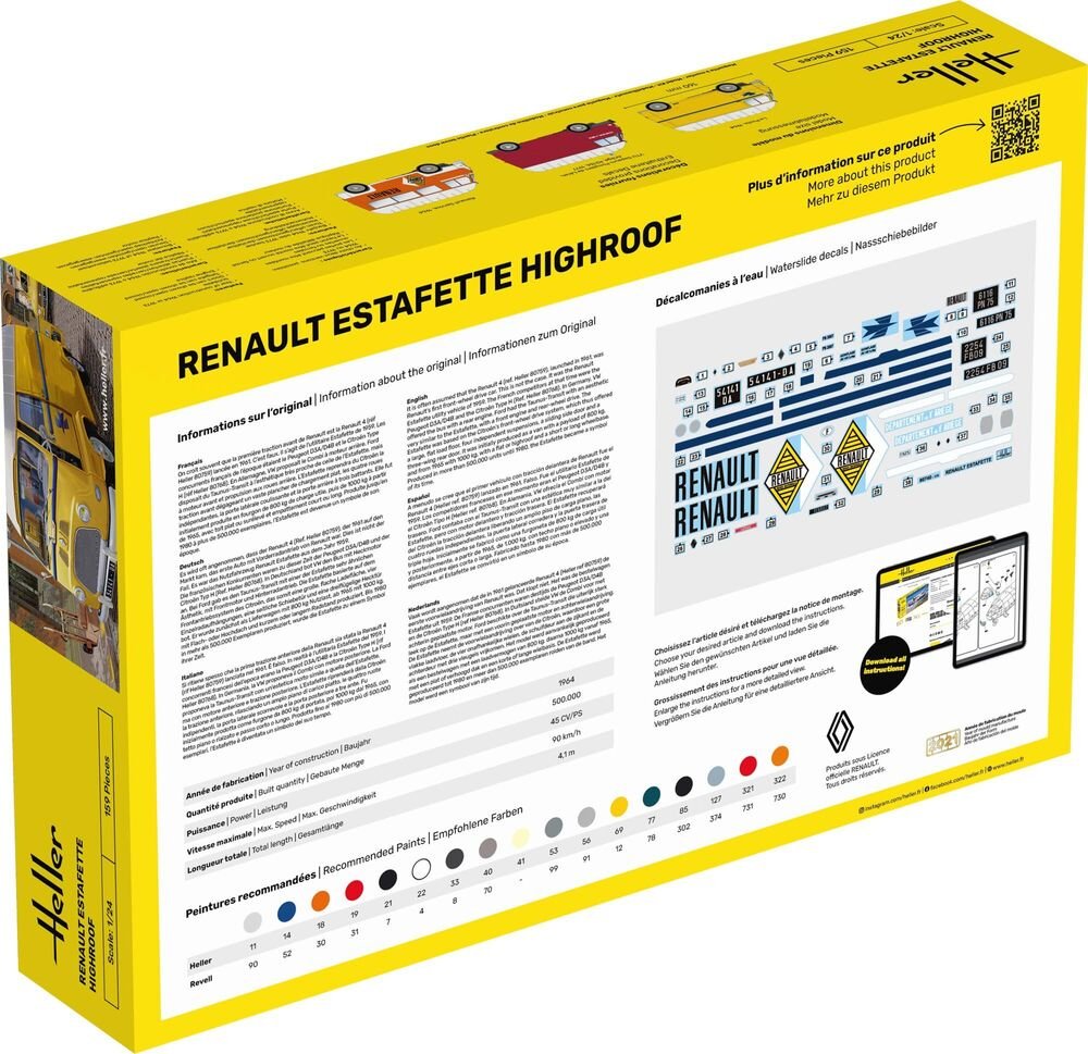 Heller 80740 Renault Estafette Highroof 1/24 – Bild 4