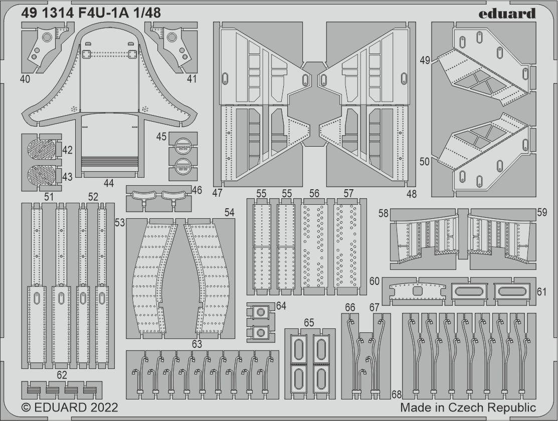 Eduard 491314 F4U-1A HOBBY BOSS 1/48 – imagen 2