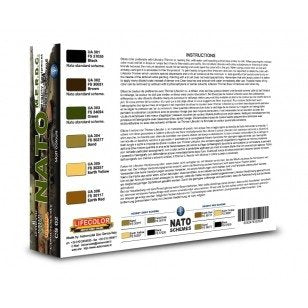 Coffret de peinture acrylique Lifecolor CS02 Véhicules OTAN 6 x 22 ml – image 2