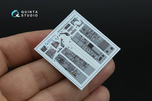 Quinta Studio QDS+48520 Tornado Gr.1 3D-Printed coloured Interior on decal paper (Italeri) (small version) (with 3D-printed resin parts) 1/48 – zdjęcie 4