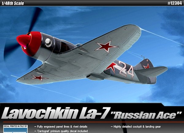 Academy 12304 Lavochkin La-7 Russian Ace 1/48