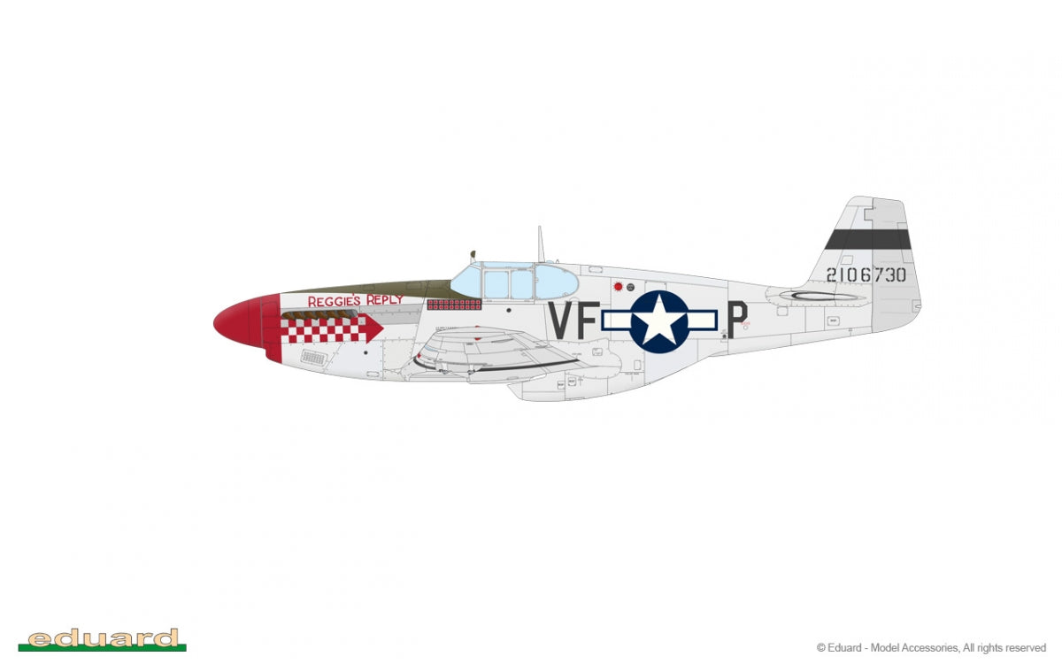 Eduard 82107 P-51B Mustang Birdcage canopy 1/48 – immagine 7