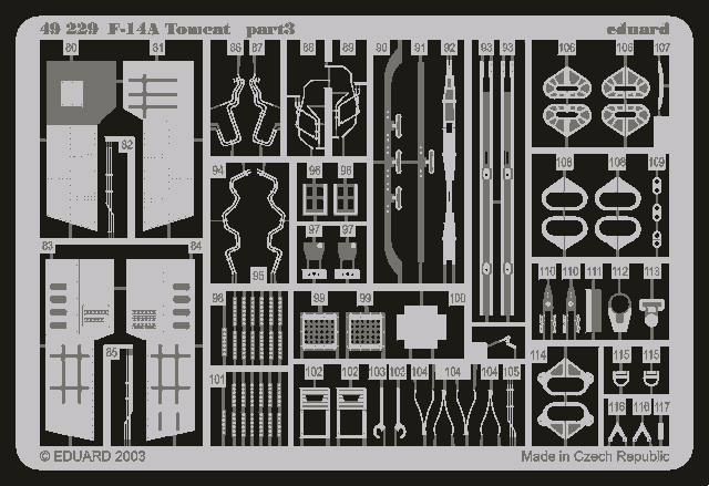 Eduard BIG4816 F-14A 1/48 HASEGAWA – imagen 7