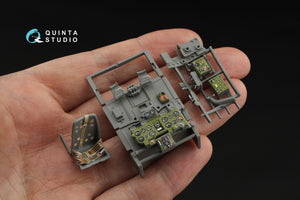 Quinta Studio QD35083 A6M2 Zero (Mitsubishi Prod.) 3D-Printed &amp;amp; coloured Interior on decal paper (Border Model) 1/35 – zdjęcie 5
