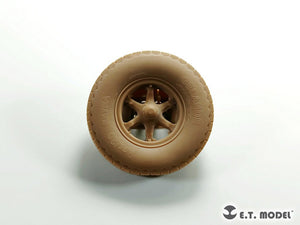 E.T. Model P35-134 WWII German Sd.Kfz.7(8t) Sagged Front Wheels &amp;amp; Spare Wheel Type.3 for Dragon / Trumpeter kit 1/35 – imagen 4