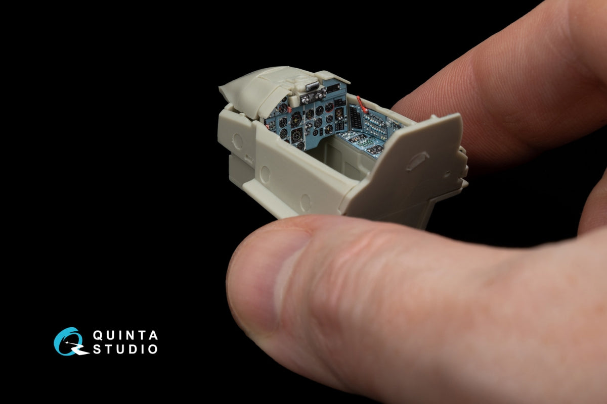 Quinta Studio QD48056 Su-17M4/22M4 3D-Printed coloured Interior on decal paper (for KittyHawk kit) 1/48 – imagen 8