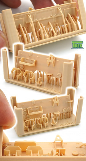 T-Rex Studio TR35054 Willys MB Rear Panel w/Tow Hook Set for TAKOM 1/35 – imagen 3