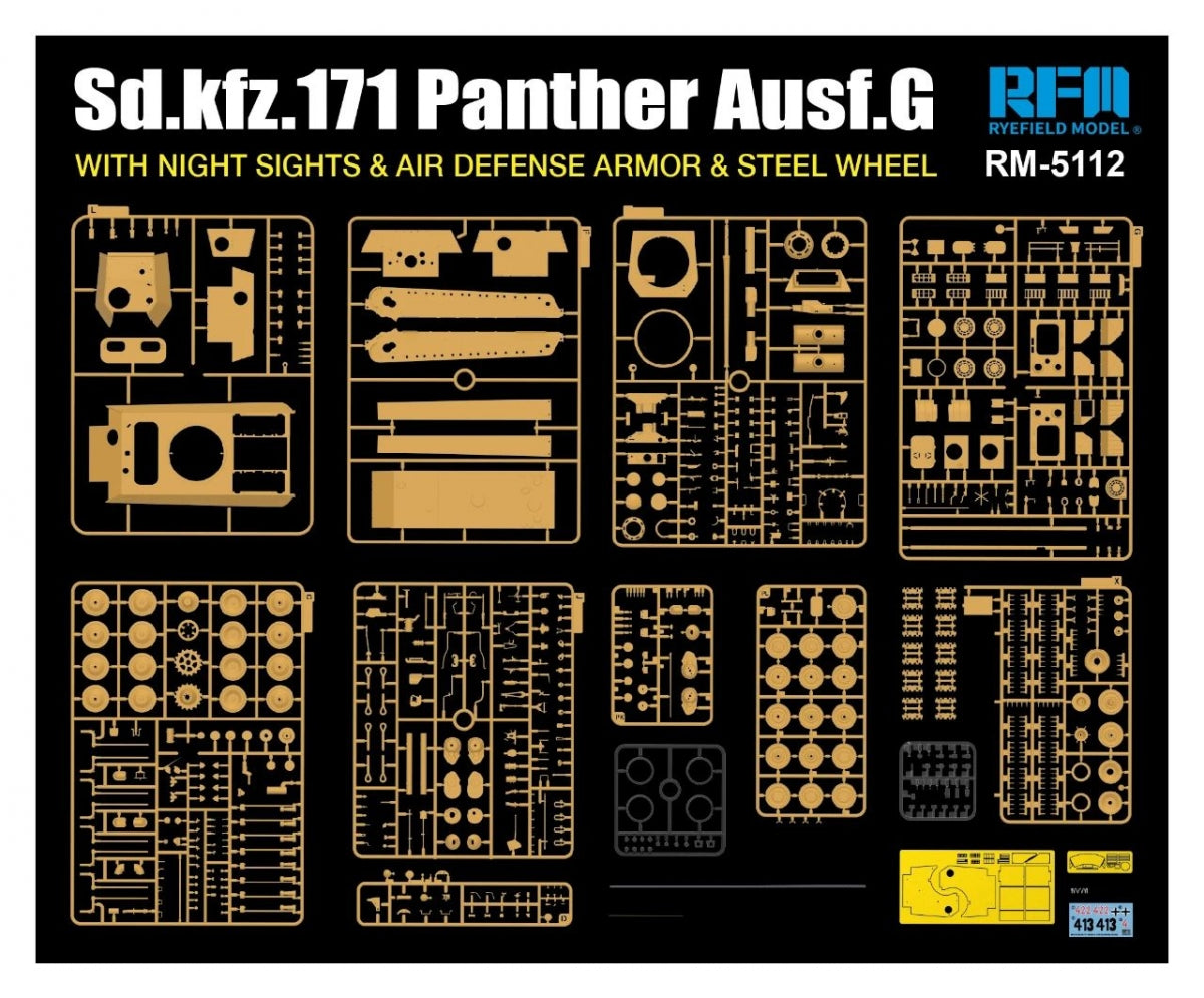 Rye Field Model 5112 PANTHER AUSF.G 1/35 – imagen 2
