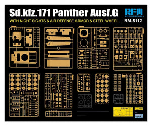 Rye Field Model 5112 PANTHER AUSF.G 1/35 – imagen 2
