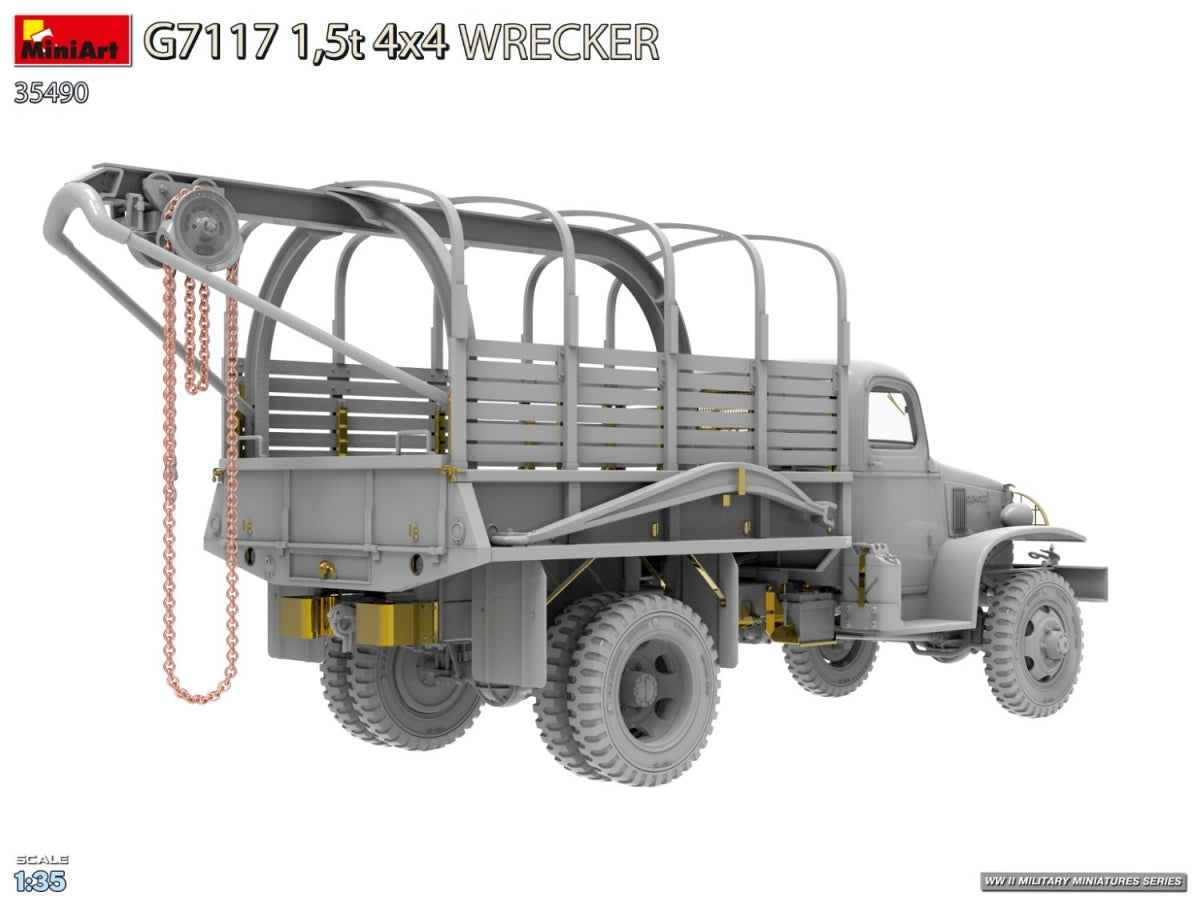 MiniArt 35490 G7117 1,5t 4x4 Wrecker 1/35 – imagen 7