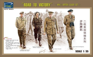Riich Models RV35023 - WWII British Leader Set &amp;quot;Road to Victory&amp;quot; 1/35