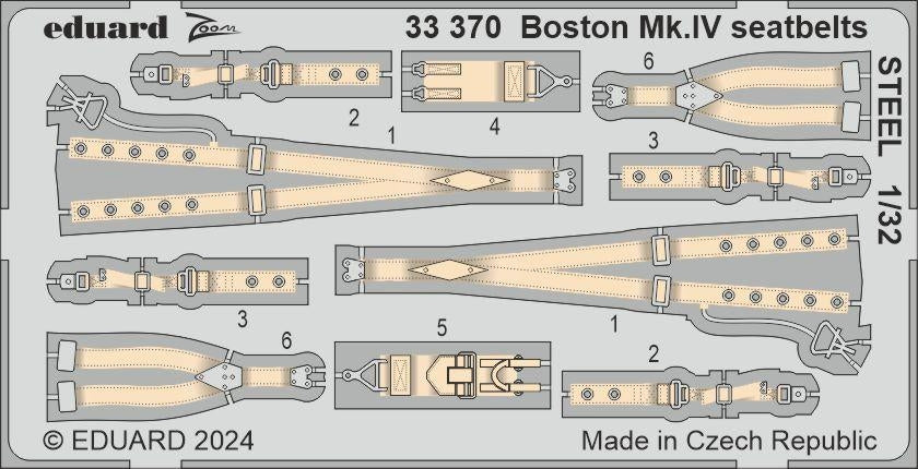 Eduard BIG33162 Boston Mk. IV HONG KONG MODELS 1/32 – imagen 4