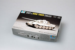 Trumpeter 07292 King Tiger Porsche Turret w/Zimmerit 1/72 – imagen 3