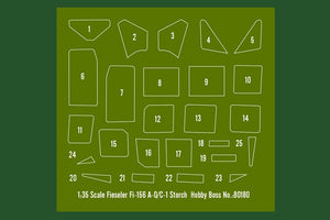 Hobby Boss 80180 Fieseler Fi-156 A-0/C-1 Storch 1/35 – immagine 3
