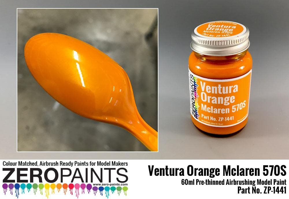 Peinture Zero Paints ZP-1441 McLaren 570S Ventura Orange (Nacre) 60 ml