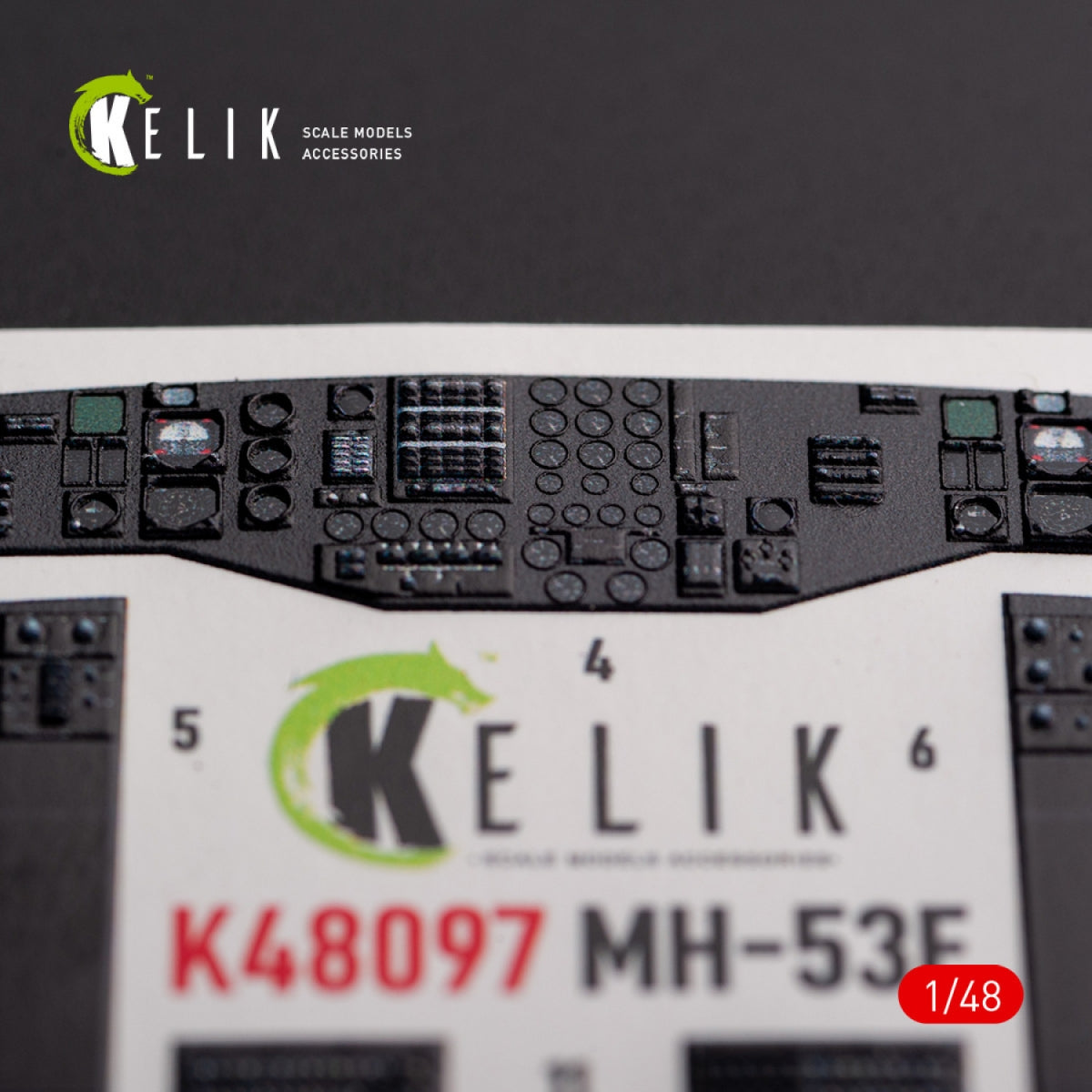 KELIK K48097 MH-53 Sea Dragon - interior 3D decals for Academy kit 1/48 – imagen 5