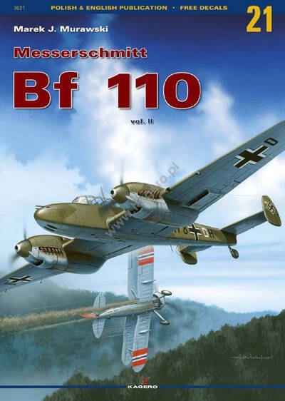 Kagero 3021 Messerschmitt Bf 110 vol. II EN/PL (pas d&amp;#39;ajouts) (pas de décalcomanie)