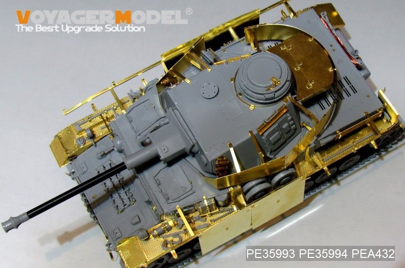 Maquette Voyager PE35993, char allemand Pz.Kpfw.IV Ausf.G (production tardive), base pour Border 35001, échelle 1/35 – image 14
