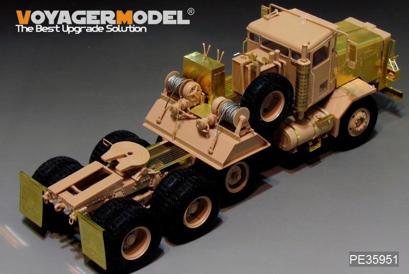 Voyager Model PE35951 Modern US Army M911 C-HET &amp;amp;M747 Heavy Equipment Semi-Trailer For MENG SS-013 1/35 – immagine 16