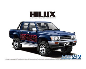 Aoshima 06217 Toyota LN107 Hilux Pick Up Double Cab 4WD &amp;#39;94 1/24
