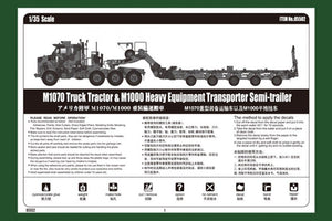 Hobby Boss 85502 M1070 Truck Tractor and M1000 HET Semi-trailer 1/35 – immagine 15