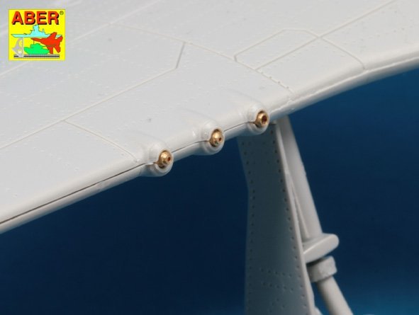 Aber A32108 Set of 6 turned U.S. cal .50 (12,7mm) Browning M2 barrels for P-51 Mustang 1/32 – imagen 5