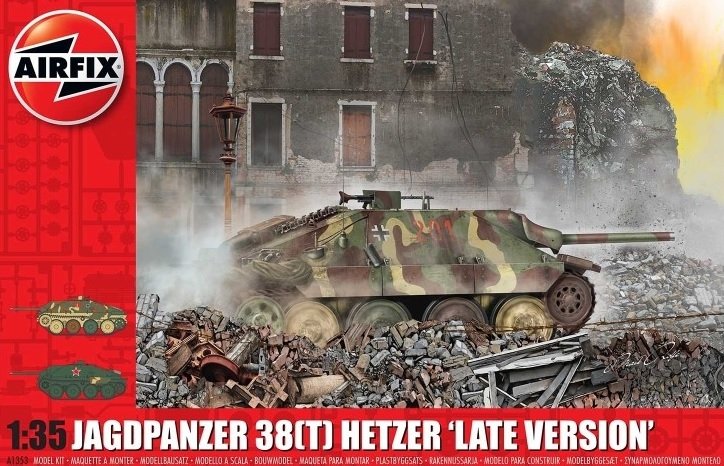 Airfix 0353 Jagdpanzer 38(t) Hetzer &amp;#39;Late Version&amp;#39; 1/35