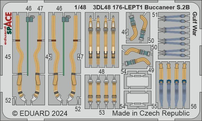 Eduard 3DL48176 Buccaneer S.2B Gulf War SPACE AIRFIX 1/48 – immagine 3