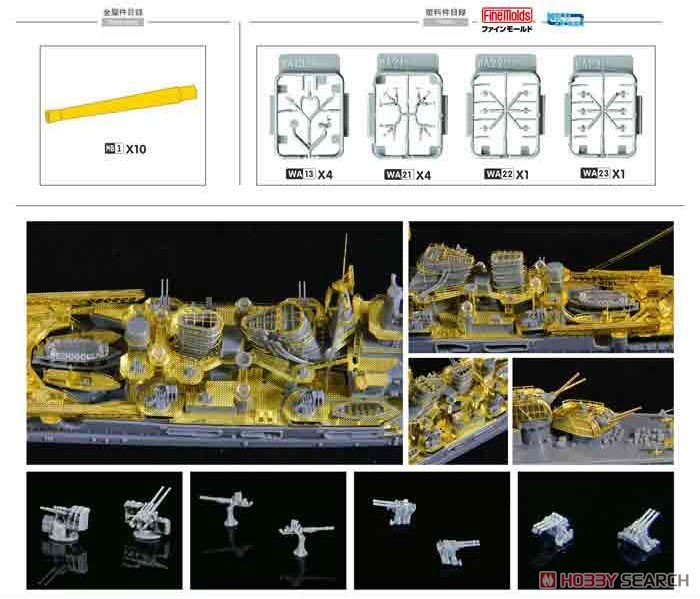 Flyhawk FH770002 IJN Cruiser Takao PE Sheet (Fuj40171) 1/700 – imagen 4