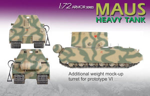 Dragon 7255 Char lourd allemand Maus (1/72) – image 2