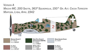 Italeri 2767 Macchi C.200 Serie XXI-XXIII 1/48 – imagen 4