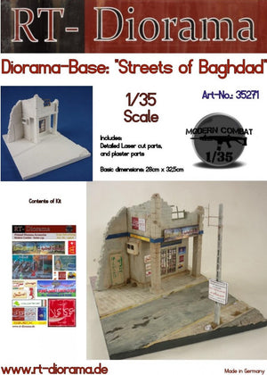 RT-Diorama 35271 Socle de diorama : « Rues de Bagdad » 1/35