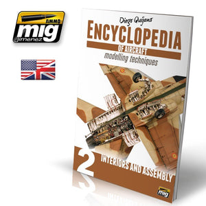 AMMO de Mig Jimenez 6051 ENCYCLOPÉDIE DES TECHNIQUES DE MODÉLISATION D&amp;#39;AVIONS VOL.2 : INTÉRIEURS ET ASSEMBLAGE (ANGLAIS)
