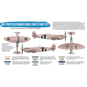 Hataka HTK-BS23 RAF Photo Reconnaissance Units paint set (6x17ml) – imagen 2