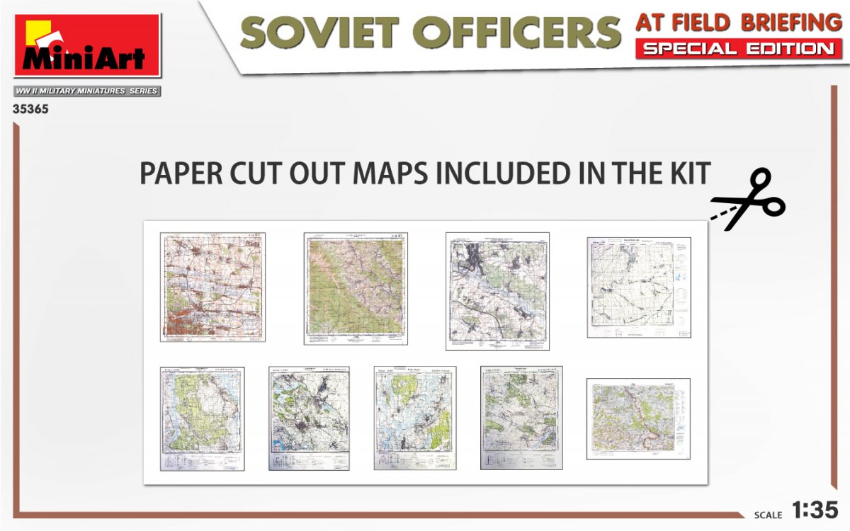 MiniArt 35365 SOVIET OFFICERS AT FIELD BRIEFING. SPECIAL EDITION 1/35 – imagen 5