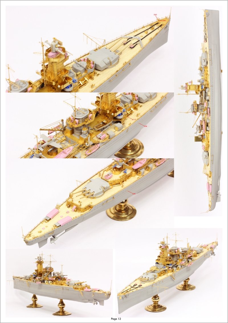 Pontos 35033F1 ADMIRAL GRAF SPEE 1939 Detail Up Set 1/350 – imagen 27