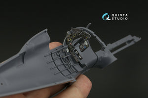 Quinta Studio QD32201 Macchi MC.202 Folgore Early 3D-Printed &amp;amp; coloured Interior on decal paper (Italeri) 1/32 – immagine 4