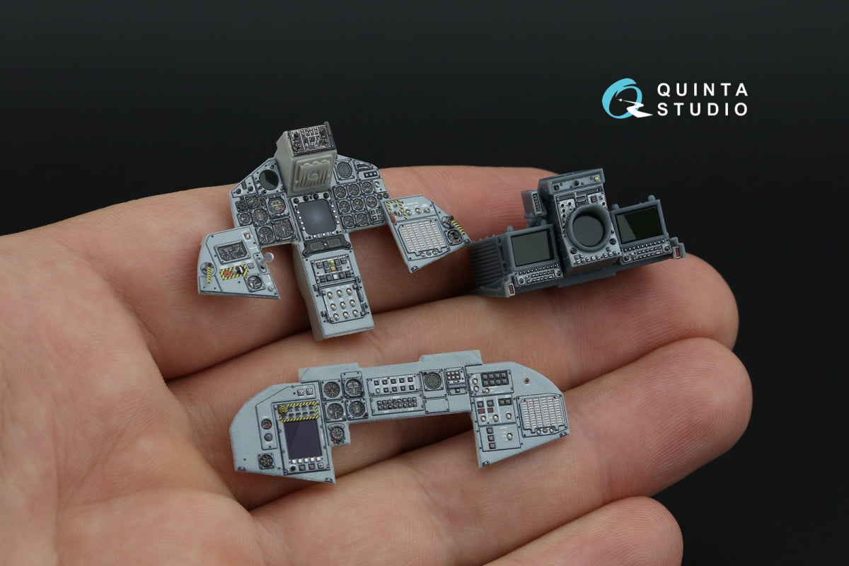 Quinta Studio QDS+32231 Tornado ECR German 3D-Printed &amp;amp; coloured Interior on decal paper (Italeri) (Small version) (with 3D-printed resin parts) 1/32 – zdjęcie 12