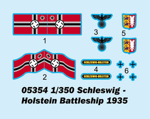 Trumpeter 05354 Schleswig Holstein Battleship 1935 1/350 – Bild 3