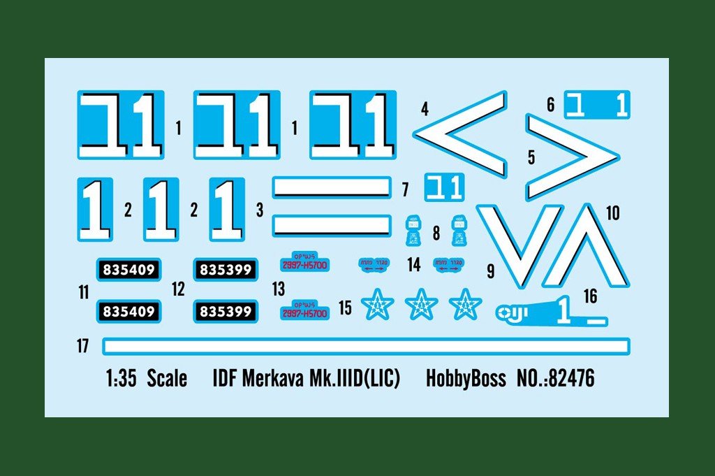 Hobby Boss 82476 IDF Merkava Mk.IIID(LIC) 1/35 – imagen 4