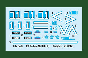 Hobby Boss 82476 IDF Merkava Mk.IIID(LIC) 1/35 – imagen 4