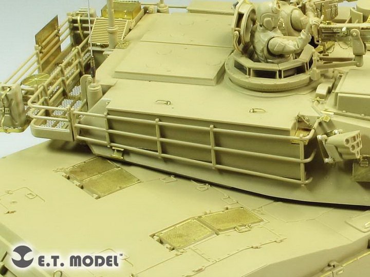 Grilles de support de moteur et de tourelle ET Model EA35-095 US ARMY M1A1/A2 pour TAMIYA 35269 1/35