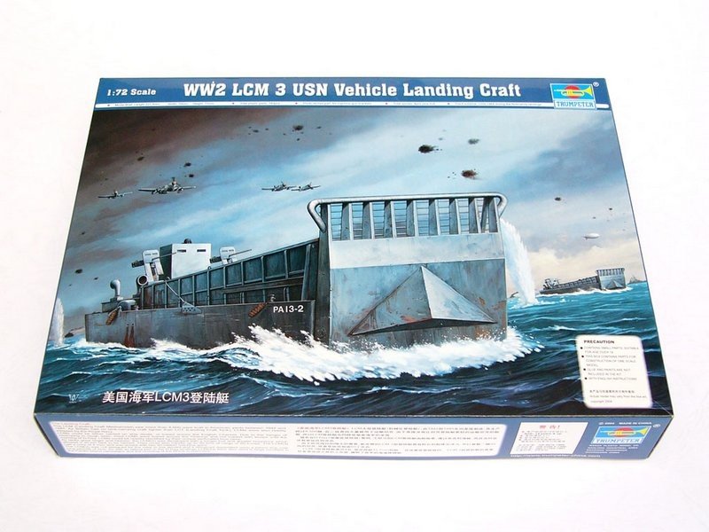 Trumpeter 07213 WW2 LCM 3 USN Vehicle Landing Craft 1/72 – imagen 2